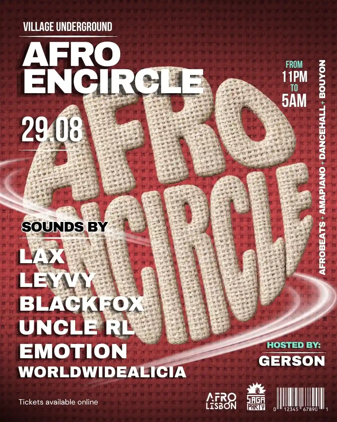 Afro Encircle flyer